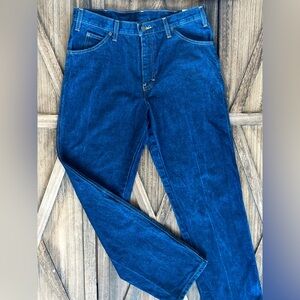 Dickies Men's 34/34 Straight Denim Jeans Indigo Blue